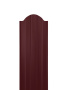 Евроштакетник двусторонний М-образный RAL 3005 Красное вино