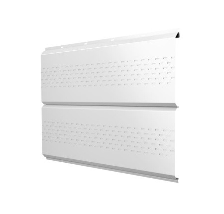 Софит металлический с перфорацией 0,45 PE RAL 9003