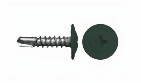 Саморезы с буром 4,2х19 мм RAL 6005