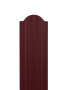 Евроштакетник двусторонний М-образный RAL 3005 Красное вино