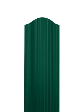 Евроштакетник двухсторонний П-образный RAL 6005 Зеленый мох