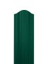 Евроштакетник двухсторонний П-образный RAL 6005 Зеленый мох