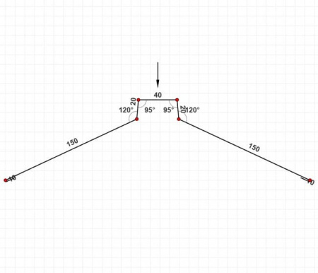 Конек фигурный 150х40х150