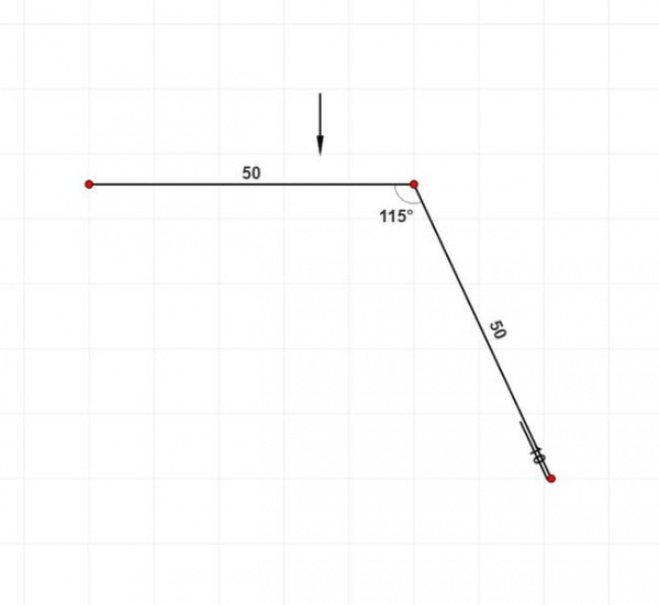 Карнизная планка 50х50