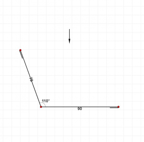 Планка примыкания 70х90