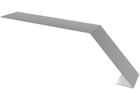 Карнизная планка 100х65 PE RAL 7004