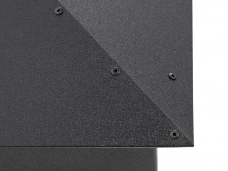 Колпак на столб забора скатный RAL 7024 Drap