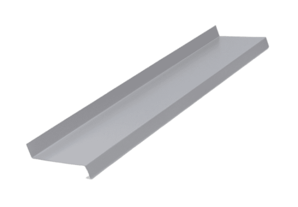 Отлив металлический цокольный Сигнальный серый RAL 7004