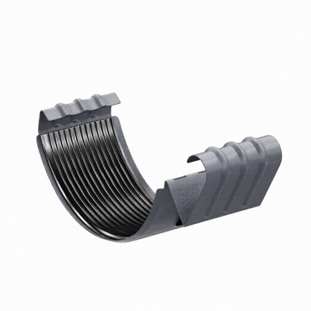 Соединитель желобов Vega Style 125 мм RAL 7024