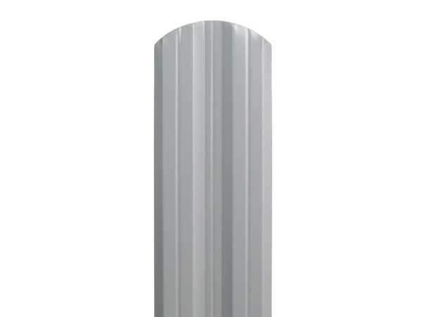 Евроштакетник двусторонний М-образный 130мм, RAL 7004