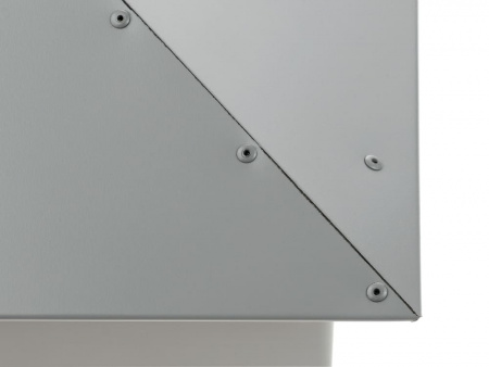 Колпак на столб забора скатный RAL 7004