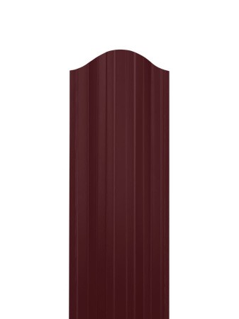 Евроштакетник двухсторонний П-образный RAL 3005 Вишневый