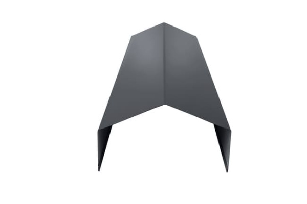 Парапет металлический двускатный RAL 7024