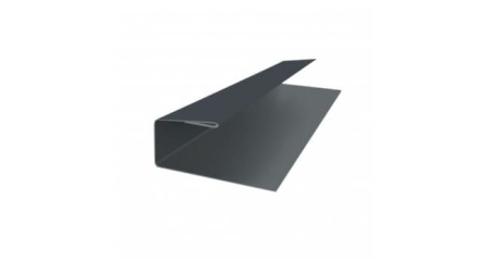 J-профиль для металлического сайдинга RAL 9005