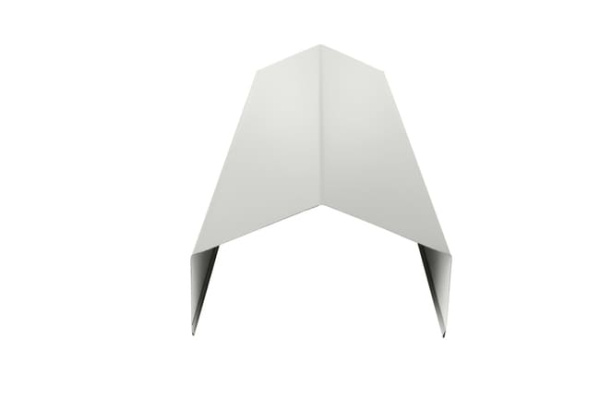 Парапет металлический двускатный RAL 9003