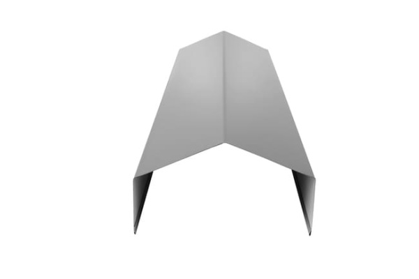 Парапет металлический двускатный RAL 7004