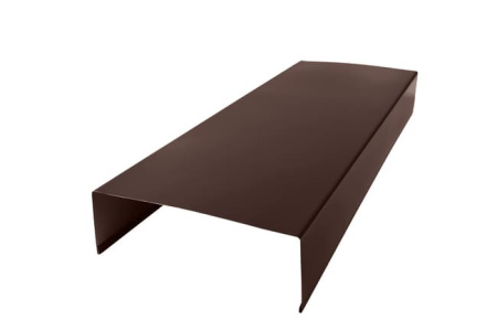 Парапет металлический плоский RAL 8017