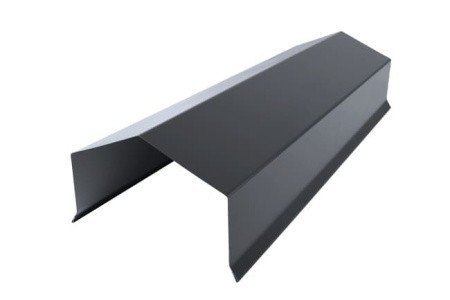 Парапет двускатный с капельником RAL 7024