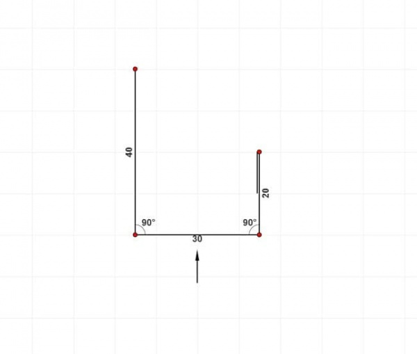 J-профиль 30 мм