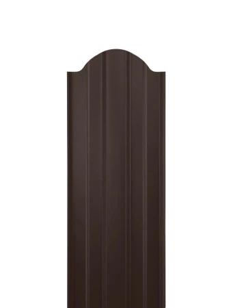 Евроштакетник двусторонний М-образный 110мм, RAL 8017 Шоколад