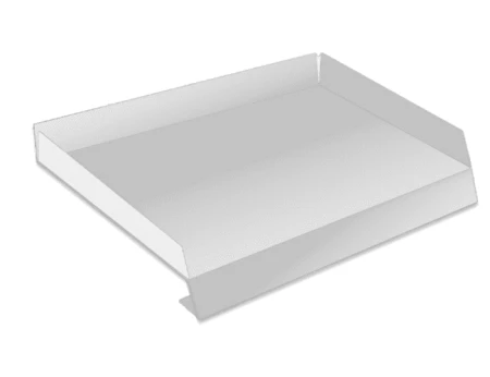 Отлив с отгибами Белый RAL 9003