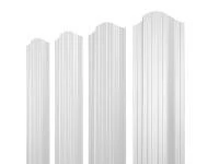 Евроштакетник двухсторонний П-образный RAL 9003 Белый