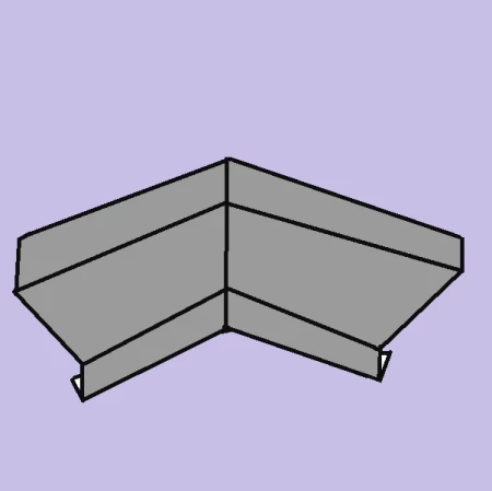 Угол отлива внутренний Сигнальный серый RAL 7004