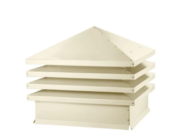 Дымник (колпак на трубу) Хай-Тек скатный RAL 1015