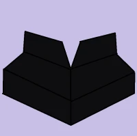 Угол отлива наружный Чёрный RAL 9005