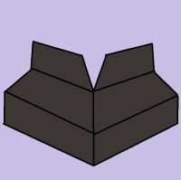 Угол отлива наружный Серо-коричневый RAL 8019