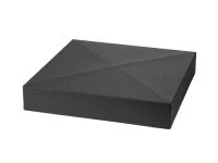 Колпак на столб забора Стандарт RAL 7024 Drap