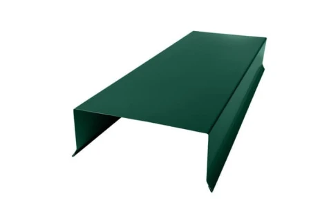 Парапет плоский с капельником RAL 6005