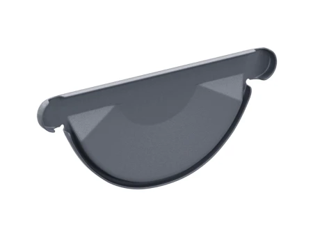 Заглушка торцевая универсальная VEGAStyle 125 мм RAL 7024 (Графитовый серый)