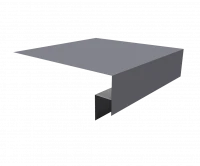 Околооконная планка металлическая RAL 7004