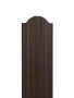 Евроштакетник двусторонний М-образный 110мм, RAL 8017 Шоколад