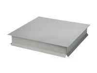 Колпак на столб забора плоский RAL 7004