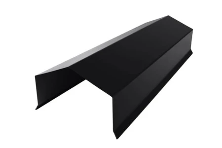 Парапет двускатный с капельником RAL 9005