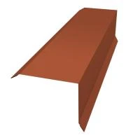 Торцевая планка 80х100 PE RAL 8004