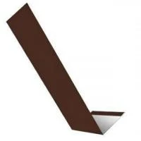 Планка лобовая металлическая RAL 8017