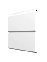 Софит металлический без перфорации 0,45 PE RAL 9003