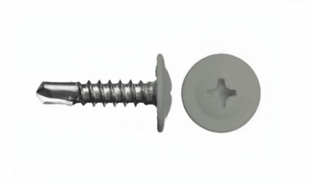 Саморезы с буром 4,2х19 мм RAL 7004