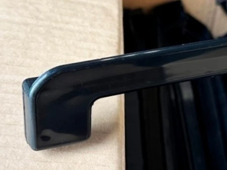 Заглушка-накладка торцевая для отлива 2-х сторонняя 25/380мм Черная RAL 9005