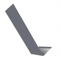 Планка лобовая металлическая RAL 9006