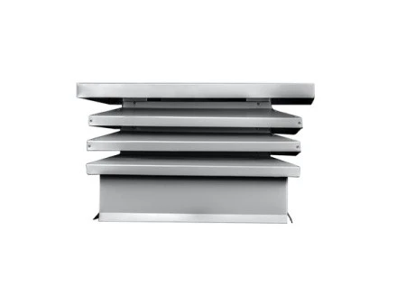 Дымник (колпак на трубу) Хай-Тек плоский RAL 7004