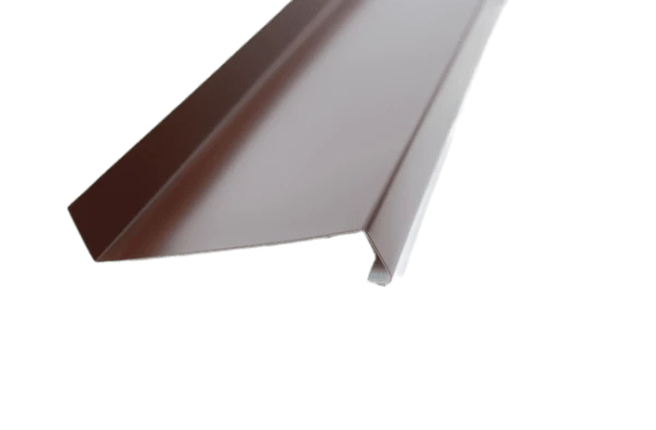 Отлив металлический цокольный Шоколадно-коричневый RAL 8017