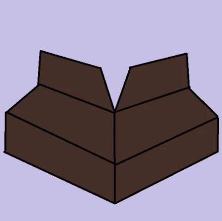 Угол отлива наружный Темно-коричневый RR32