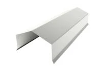 Парапет двускатный с капельником RAL 9003