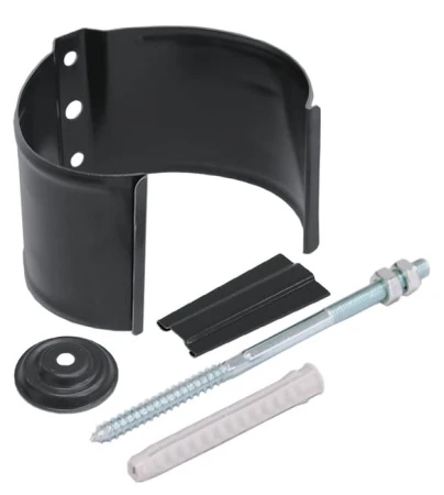 Кронштейн трубы VEGAStyle на кирпич 90мм RAL 7024 (Графитовый серый)