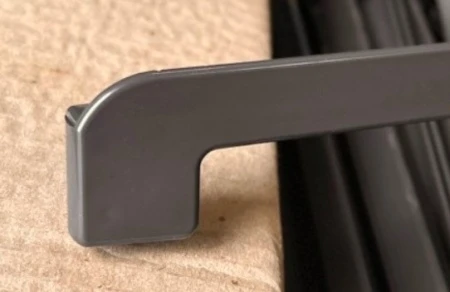 Заглушка-накладка торцевая для отлива 2-х сторонняя 25/380мм Темно-коричневая RAL 8019 / RR 32