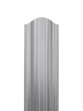 Евроштакетник двухсторонний П-образный RAL 7004 Серый